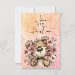Haben Sie ein BEARig glückliches Ostern  Mitteilungskarte
