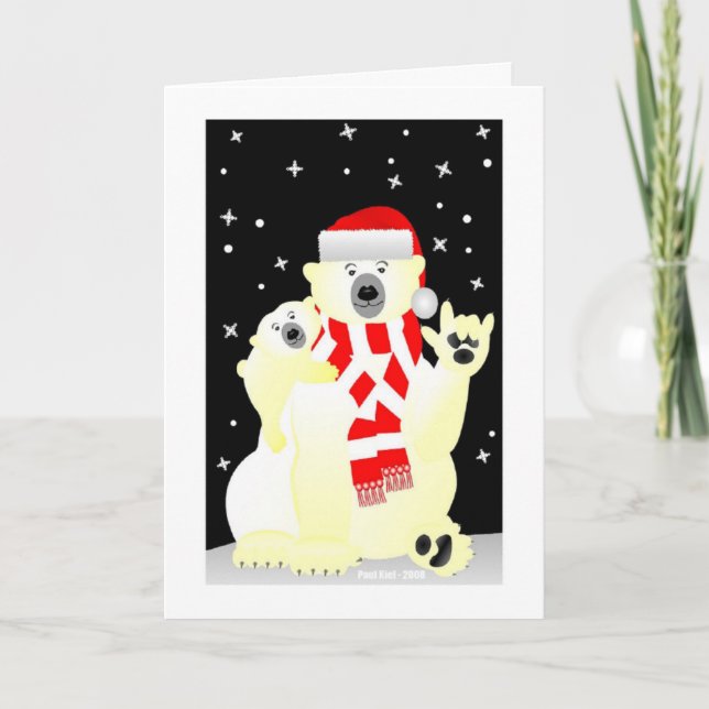 "Haben Sie ein Beary Weihnachten und ein Huggy (Vorderseite)
