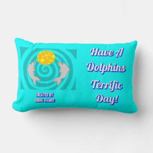 Haben Sie ein Delphin-schreckliches Lendenkissen
