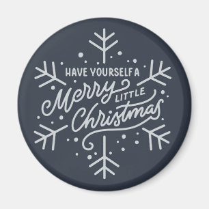 Haben Sie ein frohes kleines Weihnachtsfest - Schn Magnet