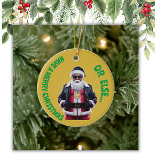 Haben Sie ein frohes Weihnachten oder andere Gangs Keramik Ornament