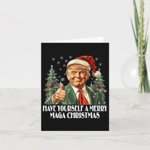 Haben Sie ein frohes Weihnachtsfest - Trump Xmas P Karte