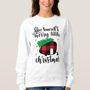 Haben Sie ein fröhliches kleines Weihnachtsbüffel? Sweatshirt