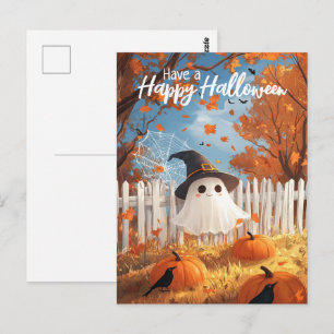 Haben Sie ein glückliches Halloween-Niedliches Ges Postkarte