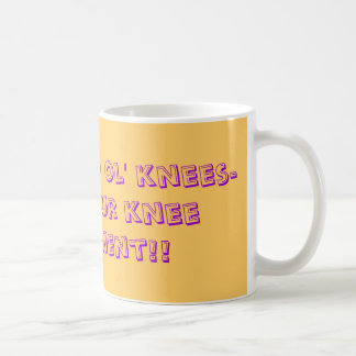 Haben Sie ein gute ol Knie-oben für Ihren Kaffeetasse