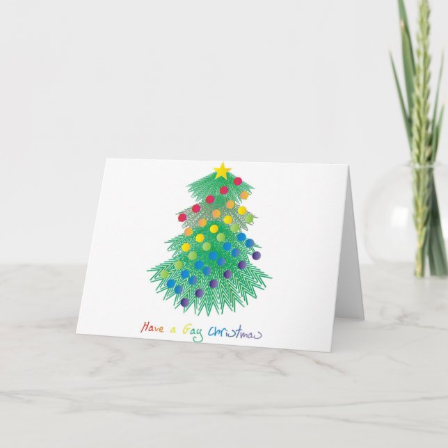 Haben Sie ein homosexuelles Weihnachten (Vorderseite)