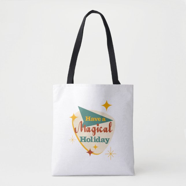 Haben Sie ein magisches Urlaubszeichen Vintag? Tasche (Vorderseite)