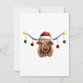 Haben Sie ein Merry Hielan Coo Weihnachten