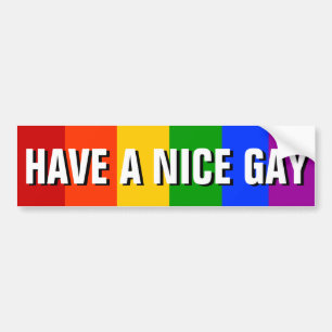 HABEN SIE EIN NETTES HOMOSEXUELLES AUTOAUFKLEBER