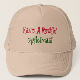 Haben Sie ein Rockin', Weihnachten! Hut Truckerkappe