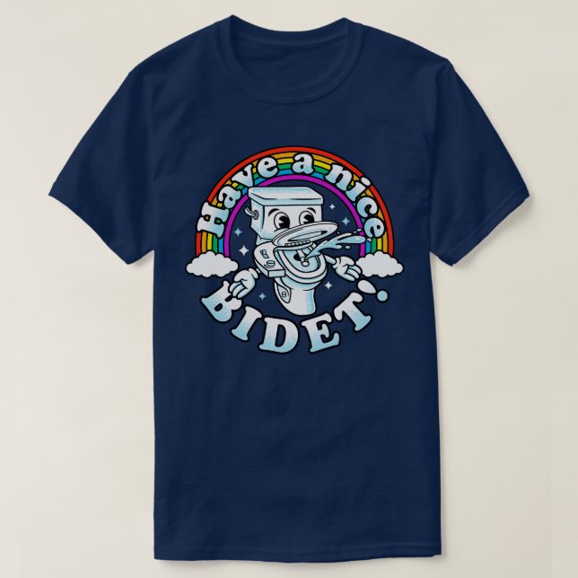 Haben Sie ein schönes Bidet T-Shirt (Design vorne)
