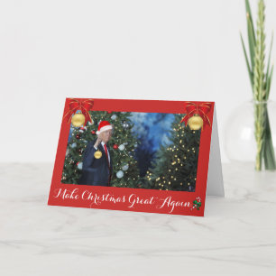 Haben Sie ein sehr Trumpf-Weihnachten Karte