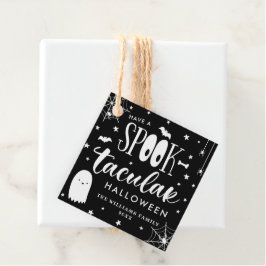 Haben Sie ein Spooktacular Halloween Black & White Geschenkanhänger