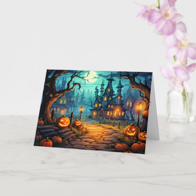 Haben Sie ein Spooktacular Halloween Karte (Orchidee)