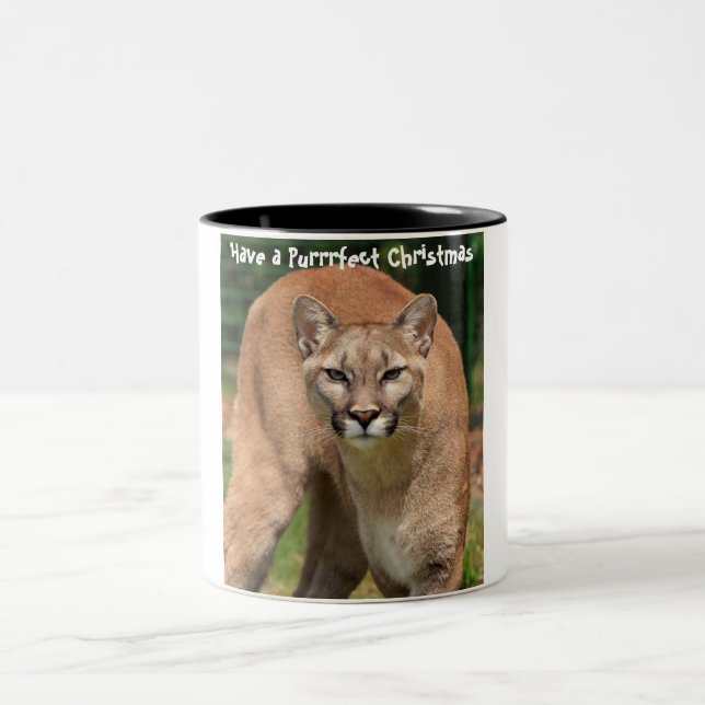 Haben Sie ein Weihnachtsfest Zweifarbige Tasse (Mittel)