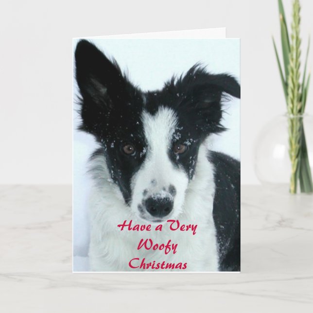 Haben Sie ein Woofy Weihnachten (Vorderseite)