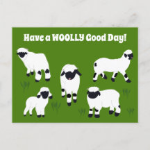 Haben Sie ein WOOLY Good Day Wallis Blacknowledged