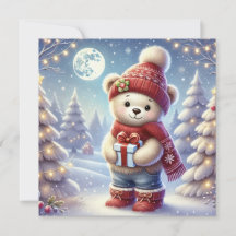 HABEN SIE EINE BEARY CHRISTMAS Grußkarte