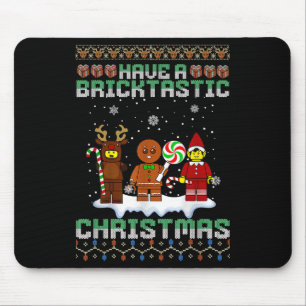 Haben Sie eine Bricktastic Weihnachts-Gebäude-Stei Mousepad