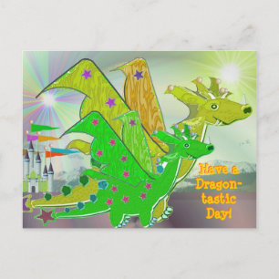 Haben Sie eine Dragontastic Tagesniedliche Postkarte
