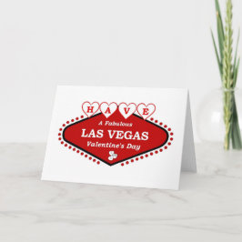HABEN SIE EINE fabelhafte Las Vegas Valentine Day  Feiertagskarte