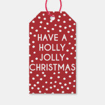 Haben Sie eine Holly Jolly Christmas Polka Dot Ges