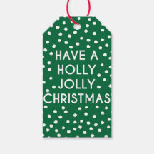 Haben Sie eine Holly Jolly Christmas Polka Dot Ges