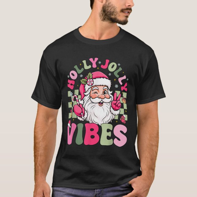 Haben Sie eine Holly Xmas JolChristmas Coquette Vi T-Shirt (Vorderseite)