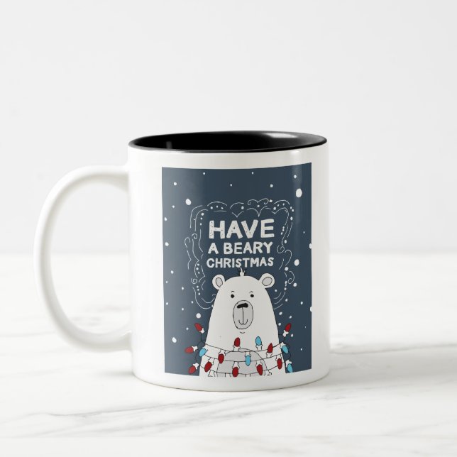 Haben Sie eine Illustration über die Kunst eines E Zweifarbige Tasse (Links)