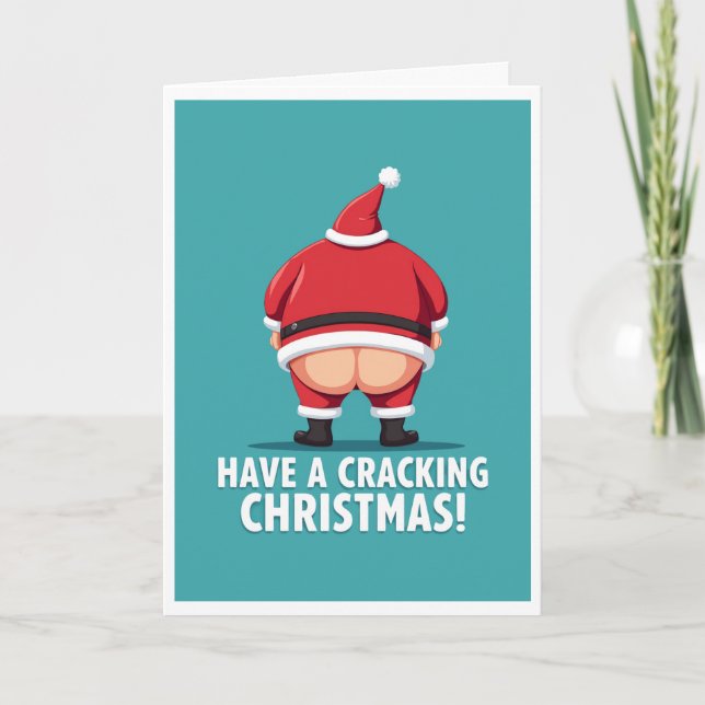 Haben Sie eine knackige Weihnachtskarte Dankeskarte (Vorderseite)