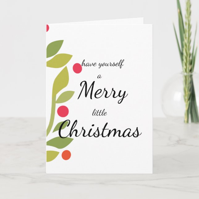 Haben Sie eine lustige kleine Weihnachtskarte? Karte (Vorderseite)