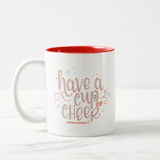 "Haben Sie eine Schale des Beifalls" Tasse (Links)