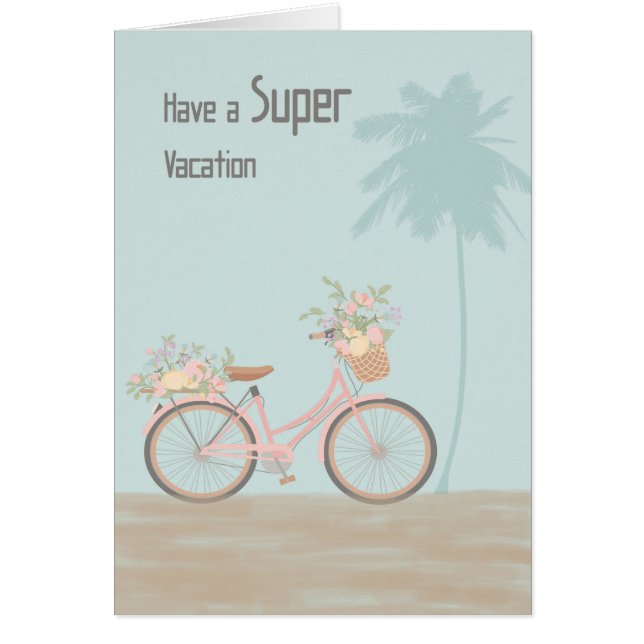 Haben Sie eine Super Vacacation Card mit Bike (Vorne)