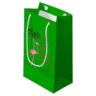 Haben Sie einen Beachy Weihnachtsflamingo Kleine Geschenktüte