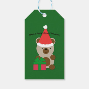 Haben Sie einen beary fröhlichen Weihnachtsbär Geschenkanhänger