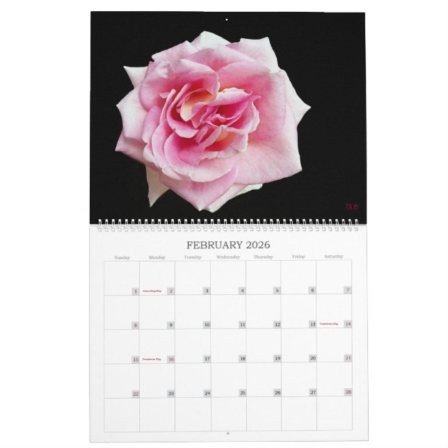 Haben Sie einen bunten Mauerkalender Kalender (Feb 2026)