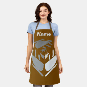 Haben Sie einen Cup Java PERSONALISIEREN Brown Schürze