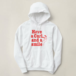 Haben Sie einen Curl und ein Lächeln Hoodie