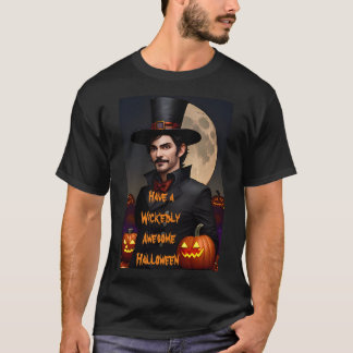 Haben Sie einen eng Phantastischen Halloween-Hexen T-Shirt