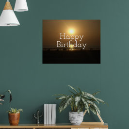 Haben Sie einen gesegneten Glückwunsch zum Geburts Poster