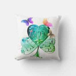 "Haben Sie einen guten St. Patrick's Day" Recoleta Kissen