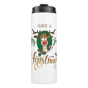 Haben Sie einen Holly Jolly Weihnachtsbaum   Urlau Thermosbecher