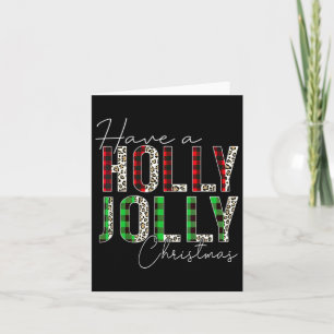 Haben Sie einen Holly Xmas Jollis Weihnachtslauf Karte