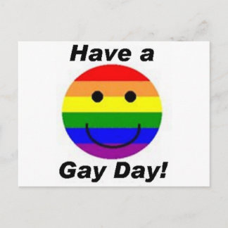 Haben Sie einen homosexuellen Tag! Postkarte