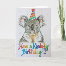 Haben Sie einen Koala-ty Geburtstag!