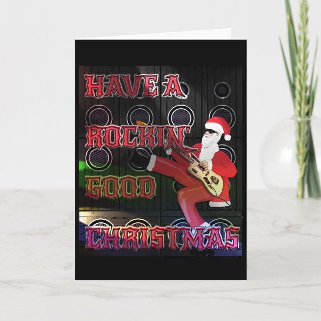 Haben Sie einen Rockin's gute Weihnachtskarte gekl Karte (Vorderseite)