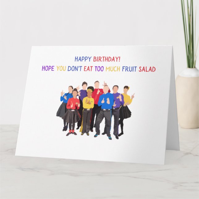 Haben Sie einen schönen Geburtstag? Karte (Vorderseite)