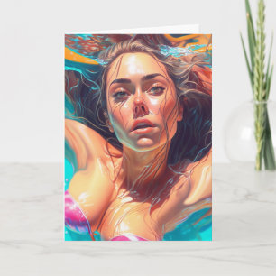 Haben Sie einen schönen Sommer   In Kontakt bleibe Karte