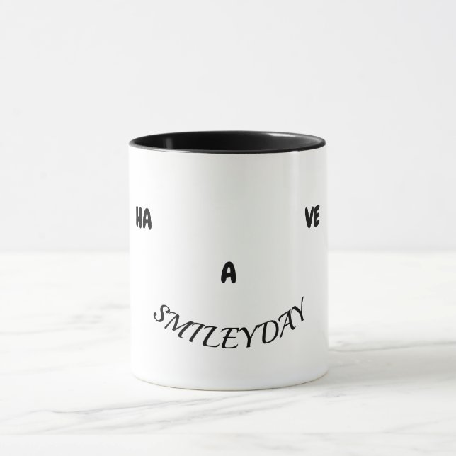 'Haben Sie einen smileyday' Tasse  (Zentrum)
