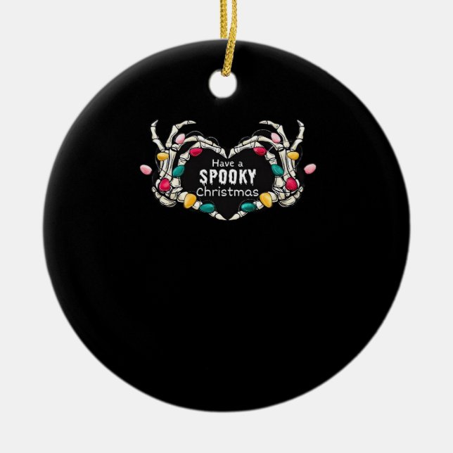 Haben Sie einen wunderbaren Weihnachtsklassiker -  Keramik Ornament (Vorne)